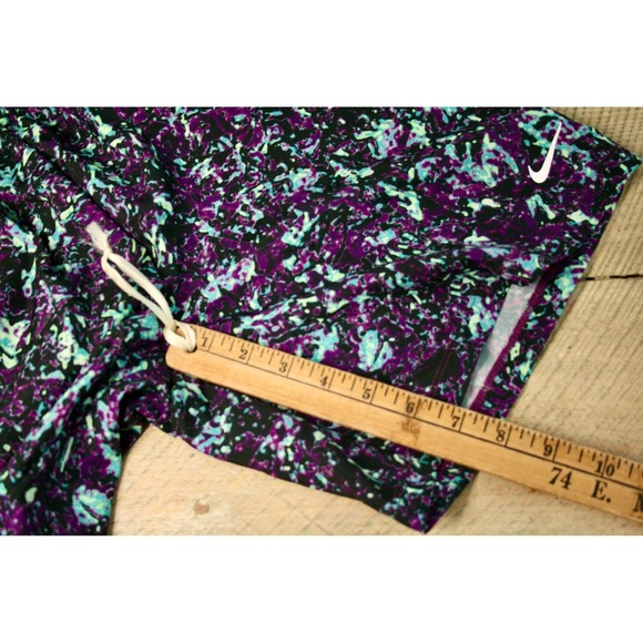 Nike Dri-FIT Training Shorts Kids Large L Purple Teal Marble FV0275-503 NEW - Picture 5 of 10
